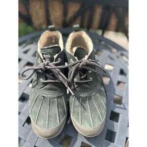 UGG Australia Women’s Magpie Duck Boot Shearling Waterproof Boots Size 9 Green